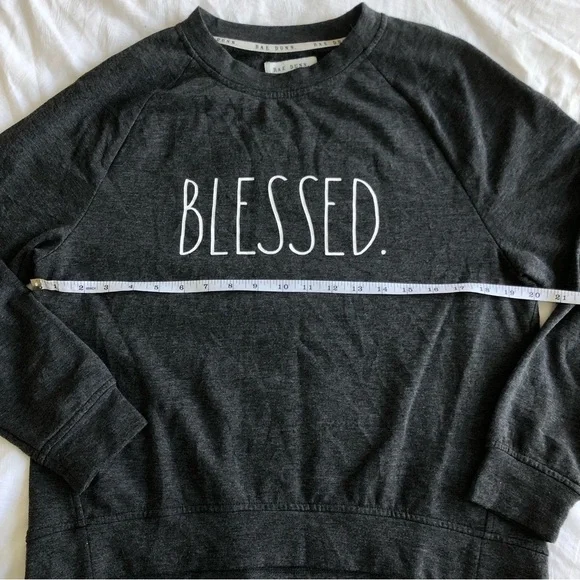 Rae Dunn Blessed Studio Raglan Sweatshirt - Picture 9 of 11